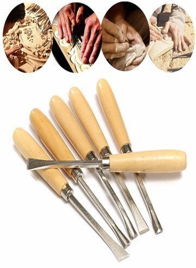 ISC Wood Carvings Set for Great for Carving Woods, Clay and Wax for Home and Professional Use - 6 Pcs - Image 3